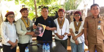 Potret Bupati Jembrana, I Nengah Tamba saat menerima kunjungan panitia KSN PMKRI