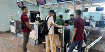 GTAW (tengah) saat berada di Bandara Internasional I Gusti Ngurah Rai. Ist