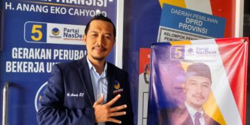 H. Anang Eko Cahyono calon DPRD Provinsi Bali dari Partai NasDem Nomor Urut 8 Dapil Denpasar. Balitopik.com