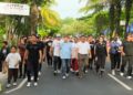 Acara jalan sehat di Jembran oleh TKD Prabowo-Gibran Bali. Balitopik.com
