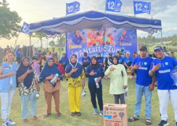 Kampanye Partai PAN di Lapangan Pantai Pebuahan, Jembrana Minggu (21/01/2024). Foto: dok/pribadi