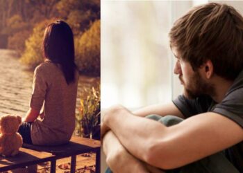 Ilustrasi orang yang suka menyendiri. Kolase foto: dreams.metroeve.com dan bbc.co.uk.