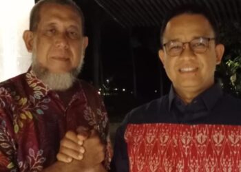Ahmad Baraas (kiri) dan Anies Baswedan. Dokumen pribadi