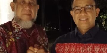 Ahmad Baraas (kiri) dan Anies Baswedan. Dokumen pribadi