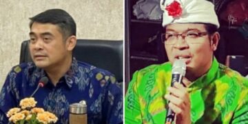 Kolase foto Arya Wedakarna (AWK) dan Ambara Putra. -IST