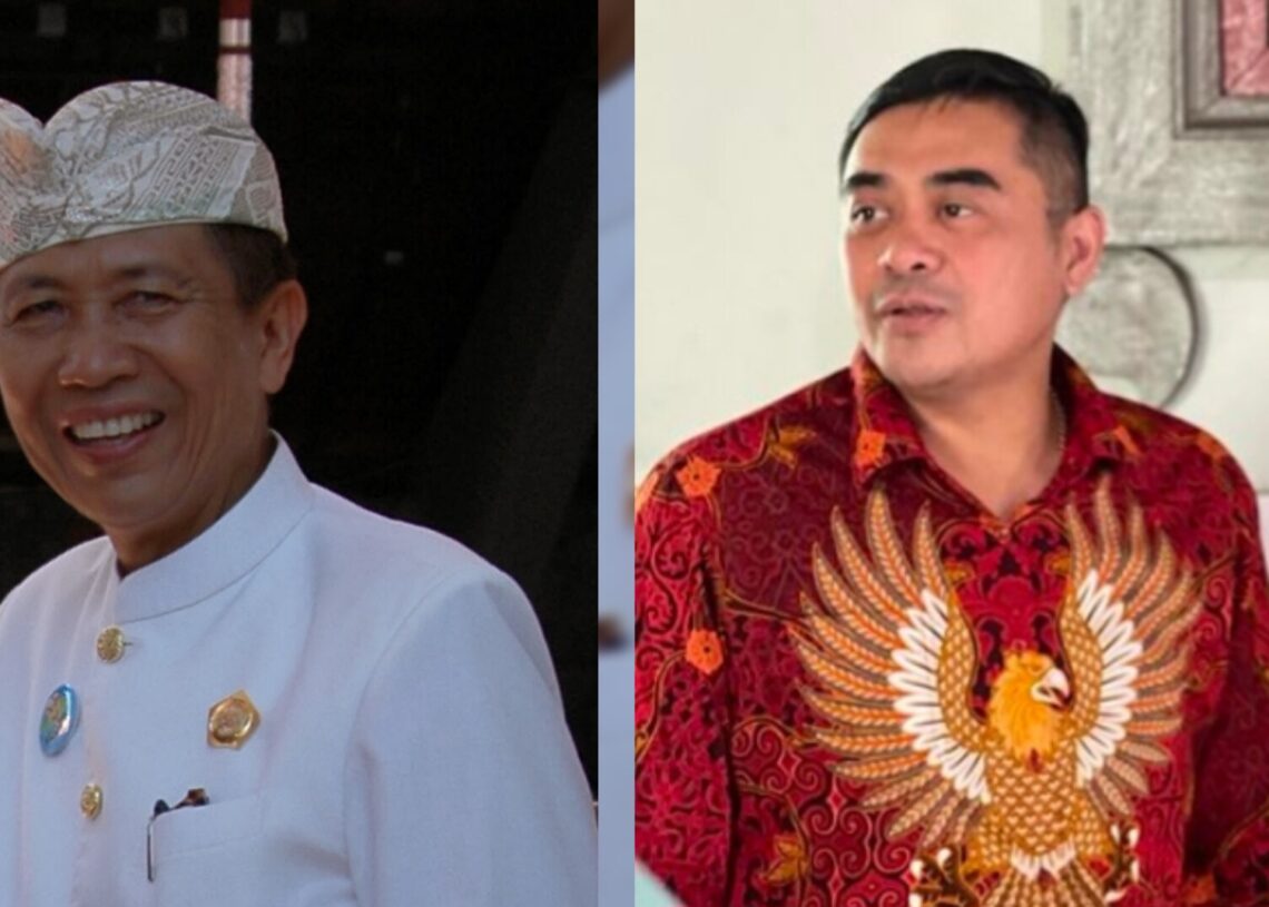 Kolase: Mangku Pastika dan Arya Wedakarna. -IST