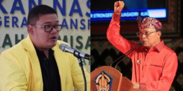 Kolase: Yogaswara Putra Utama (kiri) dan I Wayan Koster. -IST