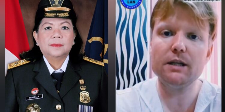 Kolase: Pramella Yunidar Pasaribu (kiri) dan Arthem Kothukov. -IST