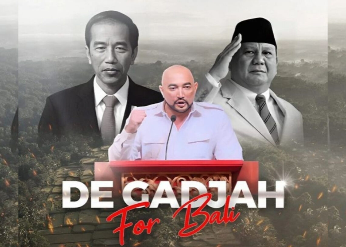 Poster De Gadjah For Bali yang sedang viral di media sosial. -IST