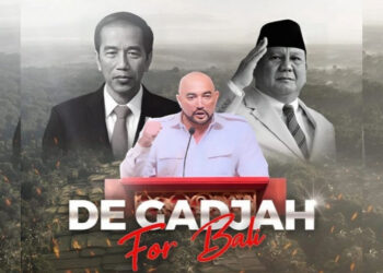 Poster De Gadjah For Bali yang sedang viral di media sosial. -IST