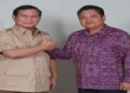 Prabowo Subianto (kiri) dan Rai Mantra. Foto: Instagram I Ketut Juliarta.
