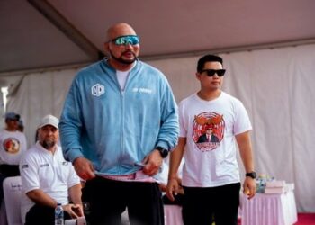 Gus Yoga (kanan) dan Ketua DPD Partai Gerindra Provinsi Bali, Made Muliawan Arya alias De Gadjah. -IST