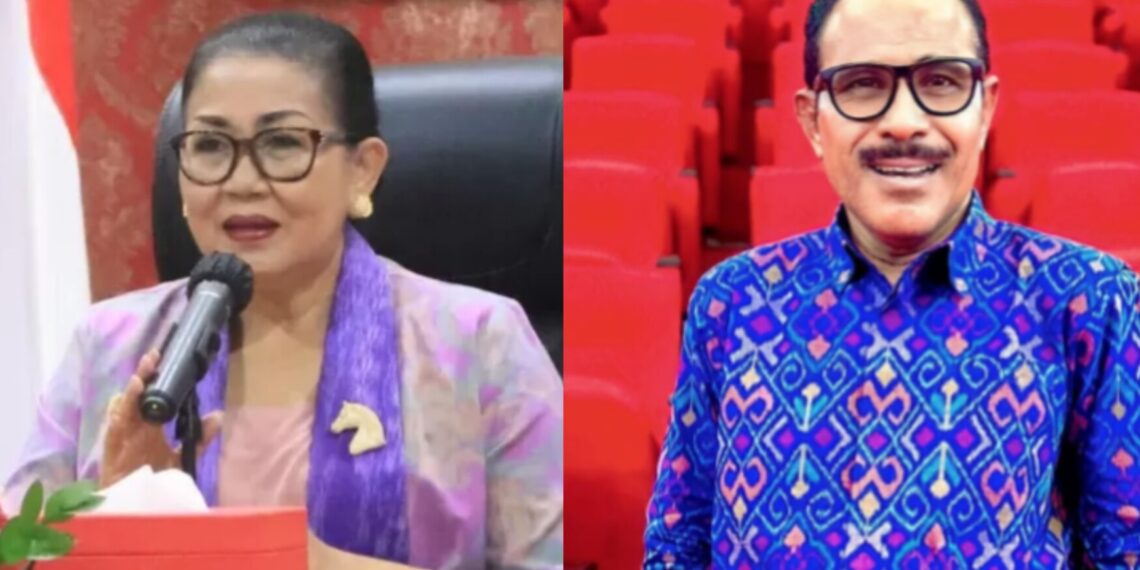 Kolase: Putu Putri Suastini Koster dan Agus Dei. -IST