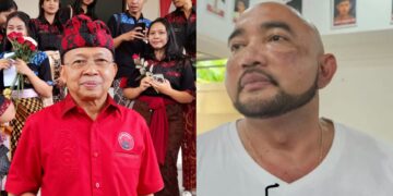 Kolase: Wayan Koster dan De Gadjah. -Balitopik.com