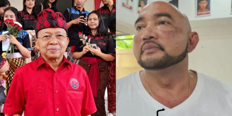 Kolase: Wayan Koster dan De Gadjah. -Balitopik.com