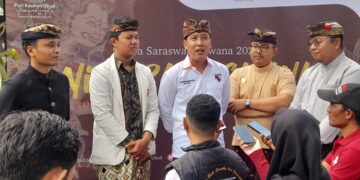 Para Ketua OKP Bali saat menghadiri Festival 'Niti Raja Sasana, Tongkat Kepemimpinan Negeri' di Ubud. -Balitopik.com