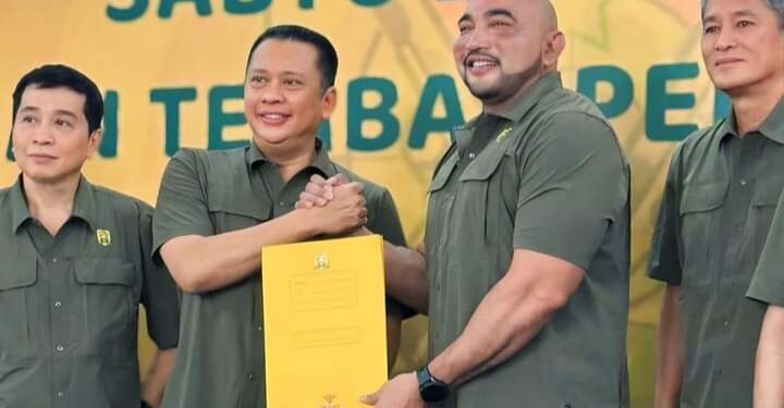 De Gadjah resmi dilantik sebagai Ketua DPD Perkumpulan Pemilik Izin Khusus Senjata Api Bela Diri (Periksha) Bali pada Sabtu (27/7/2024) di Jakarta. 