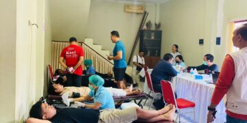 Gapeksindo Bali Sumbangkan Puluhan Kantong Darah Untuk Kehidupan. -Balitopik.com