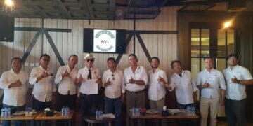 Komunitas Young 90s saat deklarasi dukungan De Gadjah For Bali. -Balitopik.com