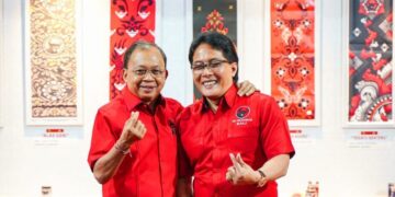 Gubernur dan Wakil Gubernur Bali periode 2025-2030, Wayan Koster dan Giri Prasta. -IST