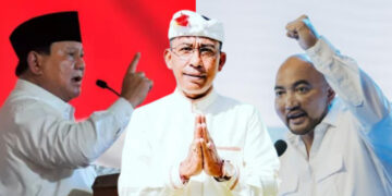 Kolase: Prabowo Subianto, I Wayan Disel Astawa dan De Gadjah. -IST