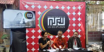 Konferensi pers tim Minikino Film Week 10 di Kubu Kopi Jalan Hayam Wuruk, Denpasar. -Balitopik.com