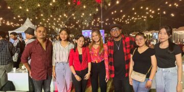 Ni Luh Putu Mira Amandha Priantini (Kedua dari kiri) saat Generasi Milenial dan Gen Z se-Bali Dukung Koster-Giri. -Balitopik.com