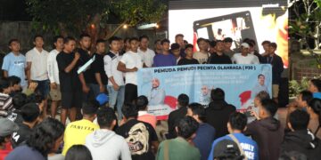 Pemuda Pecinta Olahraga saat meneklarasikan dukungan untuk Mulia-PAS. -IST