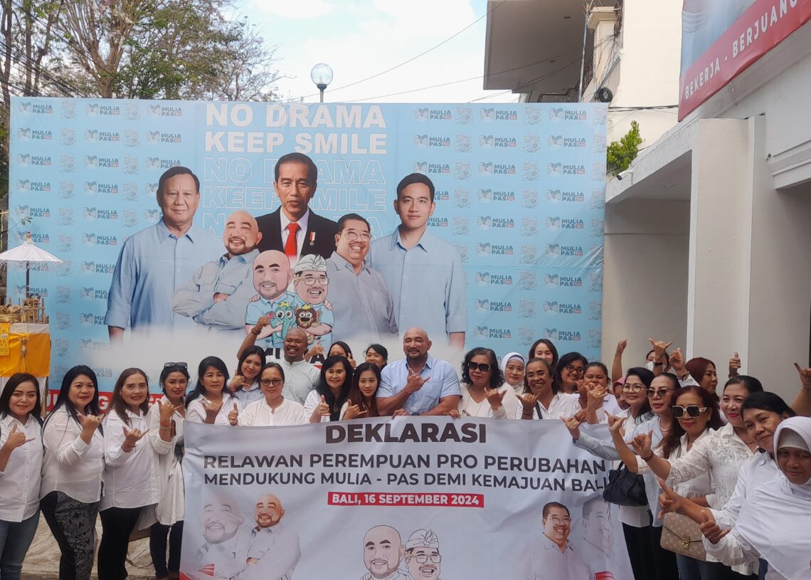 Relawan Perempuan Pro Perubahan Deklarasi Dukung Mulia-PAS. -Balitopik.com