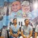 I Nyoman Sukena (Kedua dari kanan) didampingi istri, kuasa hukum dan keluarga di Posko Pemenangan Mulia-PAS. -Balitopik.com