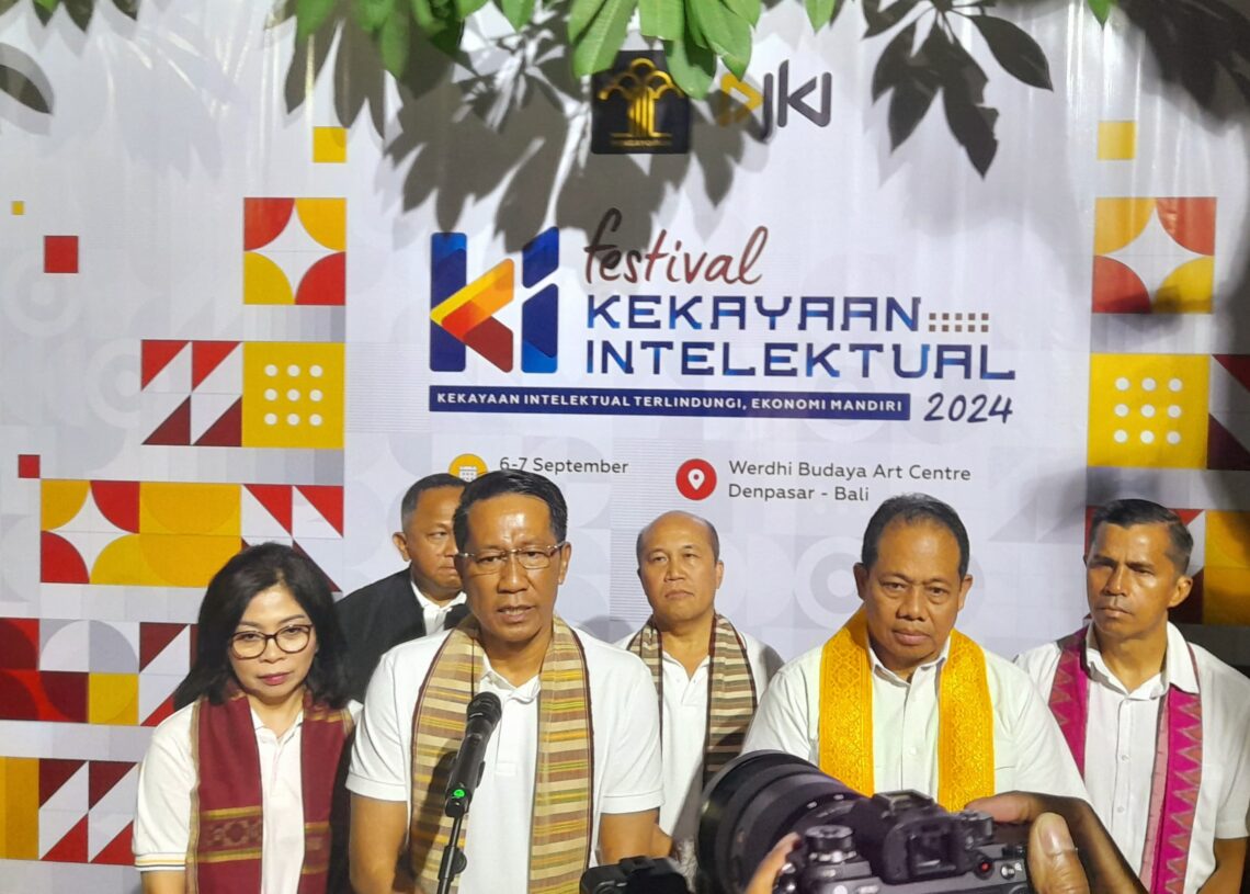 Menkumham Supratman: Festival Kl 2024 untuk Kolaborasi dan Sinergitas Program KI Nasional. -Balitopik.com