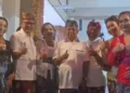 Wayan Koster saat hadiri Matatah di Merajan Gede Arya Wang Bang Pinatih Tembau, Badung. -IST