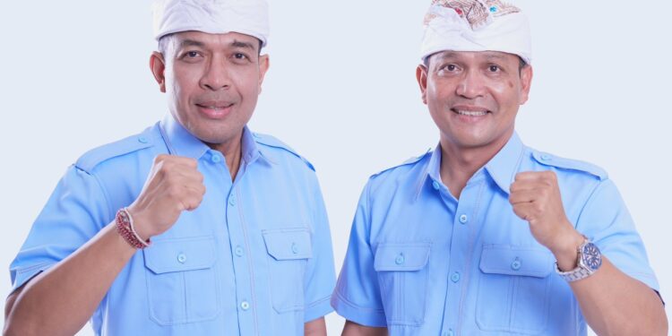 Calon Walikota dan Wakil walikota Denpasar nomor urut 1, Gede Ngurah Ambara Putra dan I Nengah Yasa Adi Susanto atau Paket ABDI. -IST