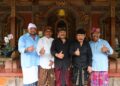 Mulia-PAS bersama Tjokorda Oka Artha Ardana Sukawati, Tjokorda Gde Putra Sukawati dan Tjokorda Gde Raka Sukawati. -IST
