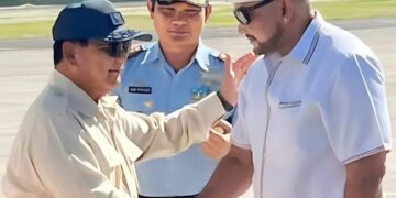 De Gadjah saat menerima kunjungan Prabowo di Bali beberapa waktu lalu. -IST