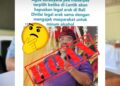 Pamflet pernyataan hoax Putu Agus Suradnyana yang beredar di media sosial.