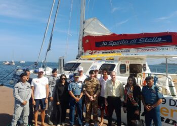 Kapal Penakluk Samudera Asal Italia Ajak Disabilitas Berlayar di Lautan Bali. -Balitopik.com