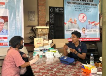 Kolaborasi Sang Dewi dan Tim Mulia-PAS, Ambara-Adi Gelar Pemeriksaan Kesehatan Gratis. -Balitopik.com