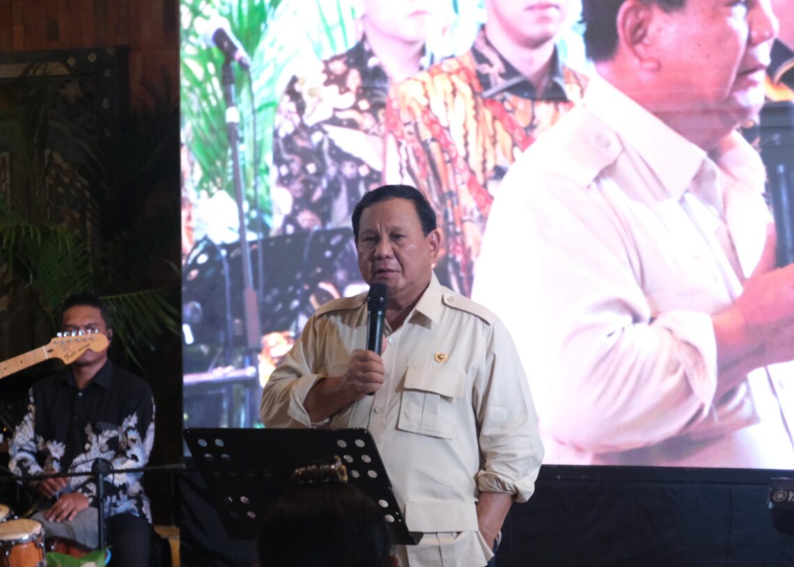 Presiden RI Prabowo Subianto di Bali. -IST