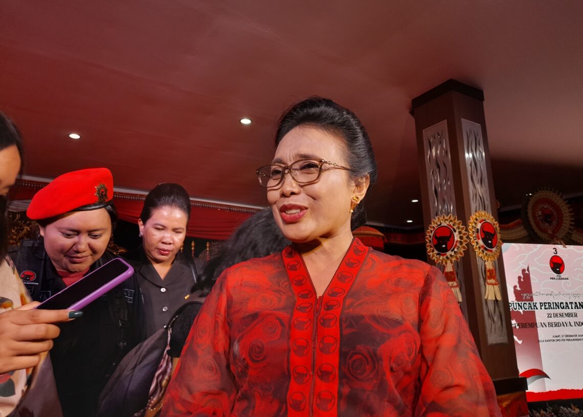 Ketua Bidang Perempuan dan Anak DPP PDI Perjuangan, I Gusti Ayu Bintang Darmawati atau Bintang Puspayoga. -Balitopik.com