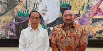 De Gadjah saat bertemu dengan Jokowi di Solo. -IST