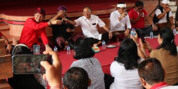 Anjangsana, Koster Tos Kopi Arak dengan Pengurus dan Kader DPC PDI-P Denpasar. -IST