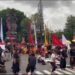 Suasana Gladi Melepas Matahari Tahun 2024 di Kawasan Catur Muka, Denpasar. -IST