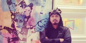 Seniman kontemporer asal Gianyar Bali, Made Bayak. -Dokumen pribadi