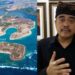 Foto: Kolase Pulau Serangan dan Arya Wedakarna (AWK). -Balitopik.com