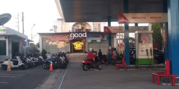 SPBU 54.805.25 Jalan Bypass Ida Bagus Mantra, Banjar Luglug, Desa Ketewel, Kecamatan Sukawati, Kabupaten Gianyar. -IST