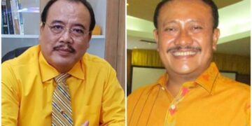 Kolase: Sugawa Korry dan Gde Sumarjaya Linggih alias Demer. -Balitopik.com