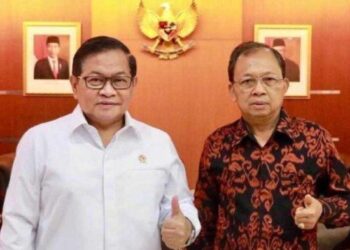 Gubernur DKI Jakarta Pramono Anung dan Gubernur Bali I Wayan Koster. -IST