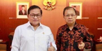Gubernur DKI Jakarta Pramono Anung dan Gubernur Bali I Wayan Koster. -IST