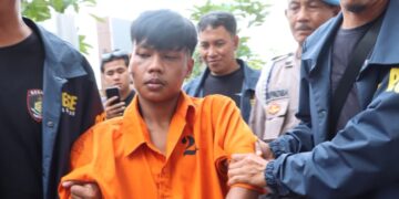 Moch Rafli Barizi (20) pelaku pencurian di Jalan Kori Nuansa Barat III, Taman Griya, Jimbaran, Kuta Selatan, Badung.